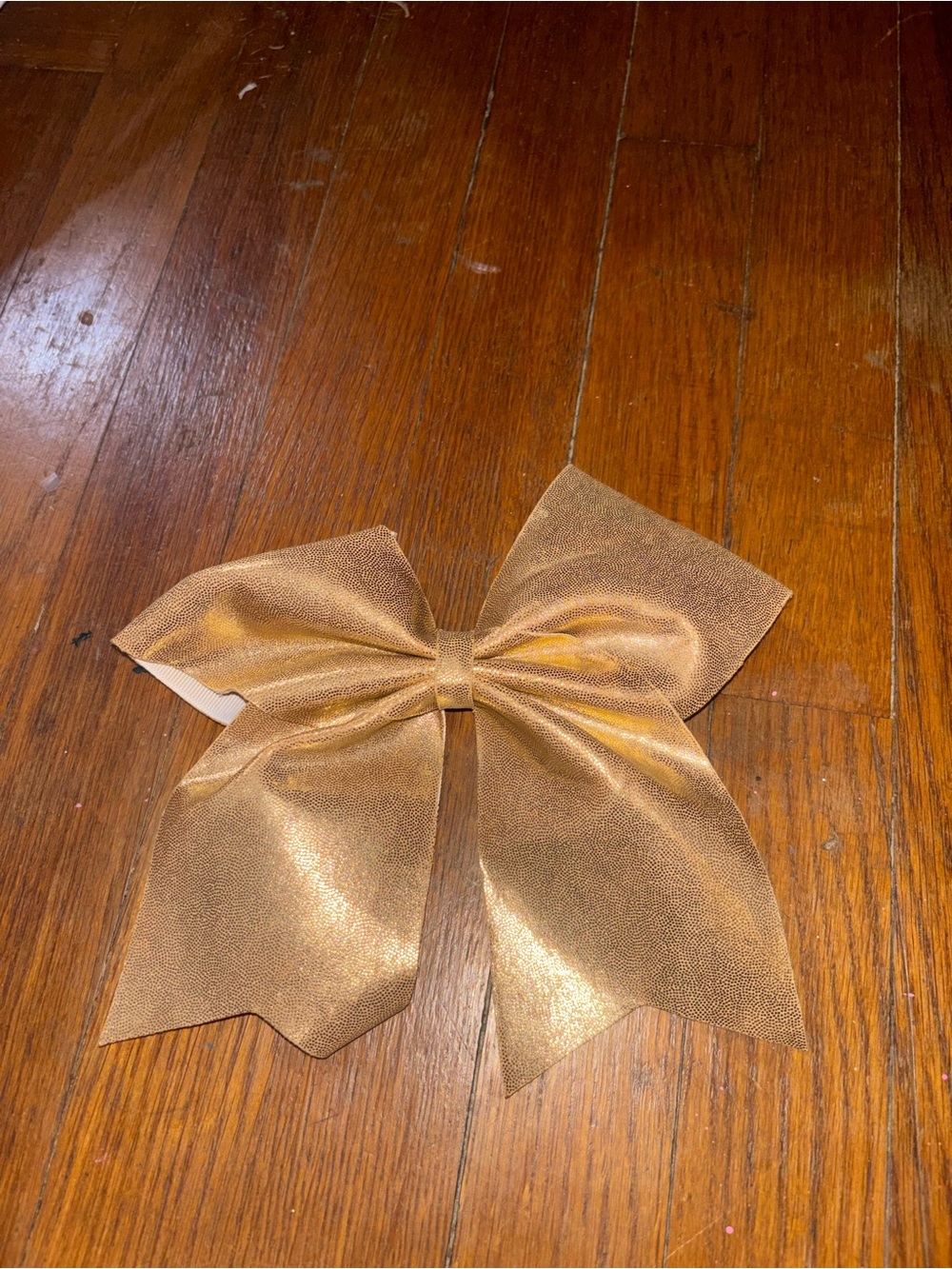Metallic Gold Hair Bow